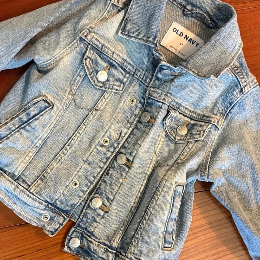 Old Navy Toddler Jean Jacket - Light Blue - 3T
